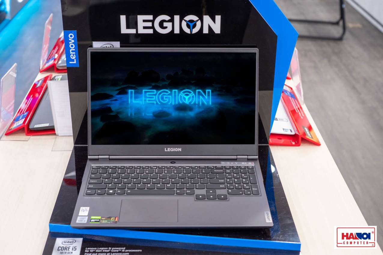Thiết kế Laptop Lenovo Legion 5 Pro phong cách tối giản của sản phẩm nhưng vẫn mang chất gaming